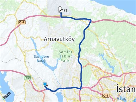bahçeşehir istanbul havalimanı kaç km